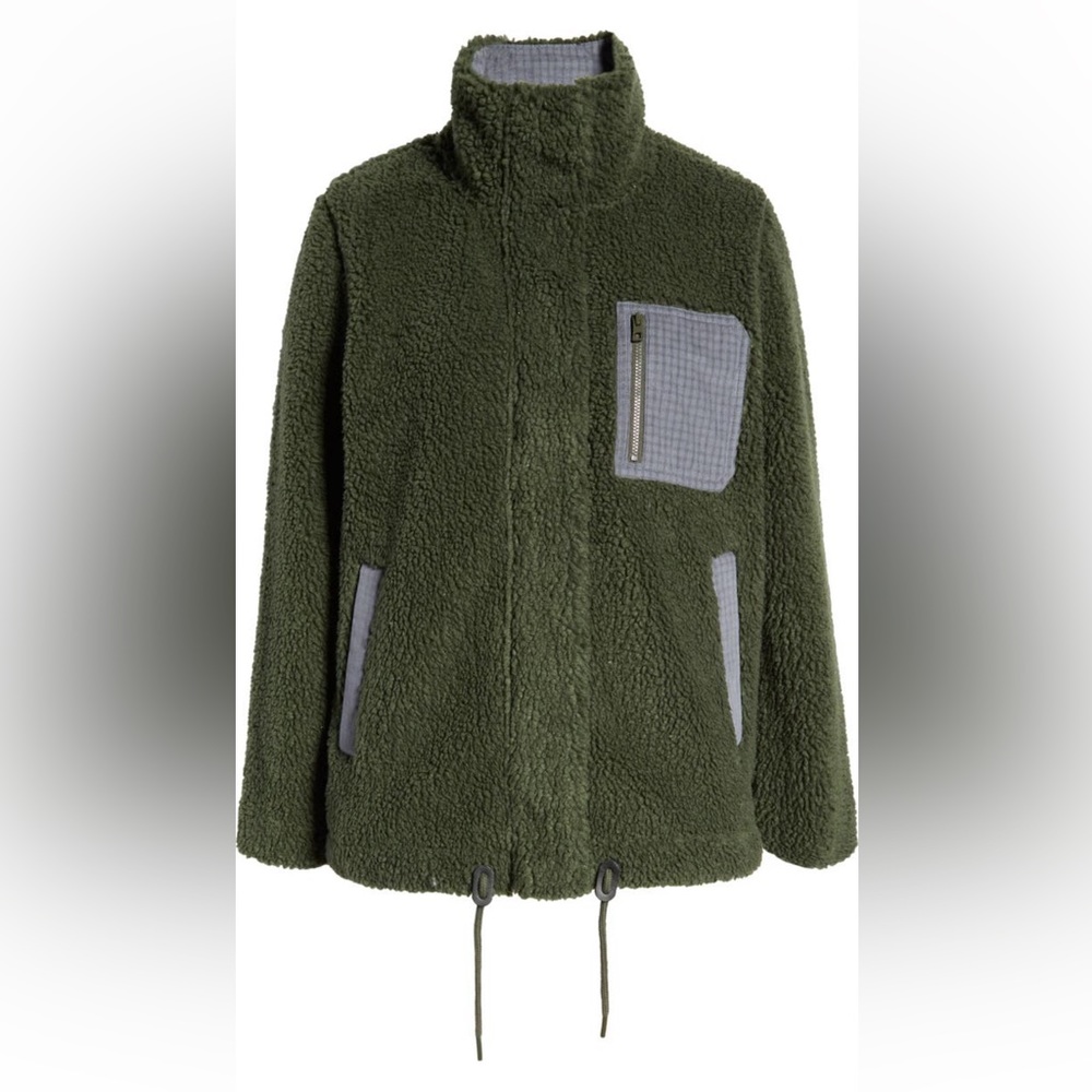 Madewell Sherpa Zip Jacket L